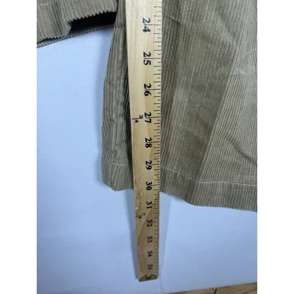 NWT Polo Ralph Lauren Andrew Pants Men's38x30 Tan Corduroy Pleated Classic Fit